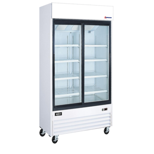 Omcan USA 50127 (RE-CN-0039-HC-W) Merchandiser Refrigerator