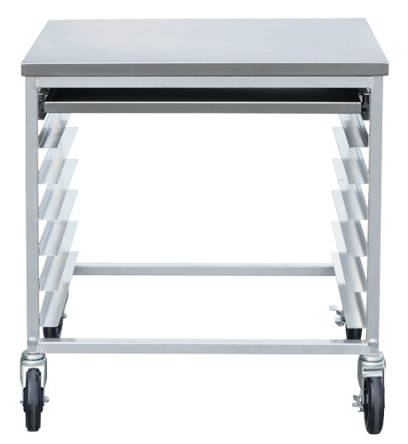 Omcan USA 44722 28.25 x 18 x 30 Aluminum Meat Slicer Cart