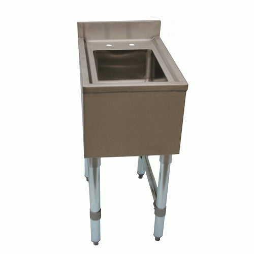 NBR Equipment UD-1-1014-1421V Slim-Line Underbar Dump Sink