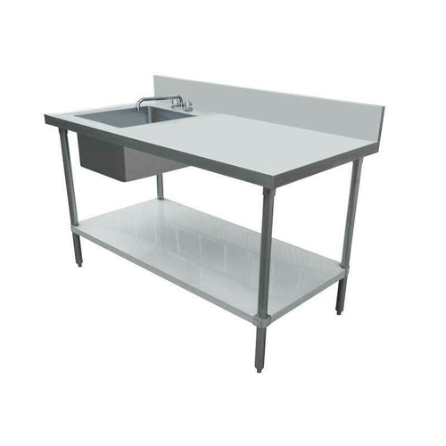Omcan USA 43231 (43231) Work Table With Prep Sink