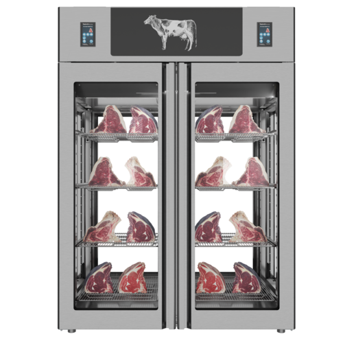Omcan USA 48048 (MM-IT-1400-TWCAV) Stagionello® Dry Age 3.0 Twin Cabinet