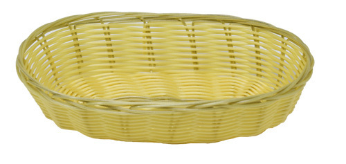 Omcan USA 47196 Natural Woven Basket 9″D x 2.75″W