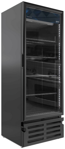 Omcan USA 45445 29.5-INCH SWING DOOR REFRIGERATION WITH 19.2 CU.FT. CAPACITY- ALL BLACK