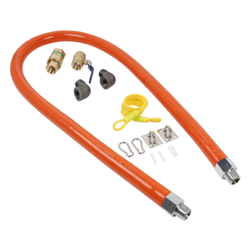 Omcan USA 47775 (47775) Commercial Gas Hose Kit