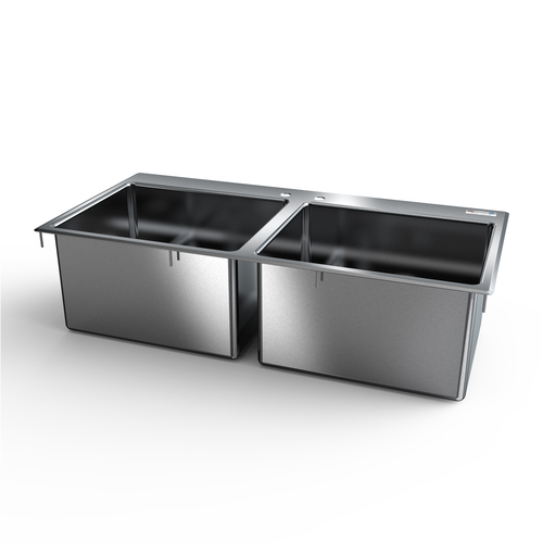NBR Equipment DI-2-141612 Drop-In Sink