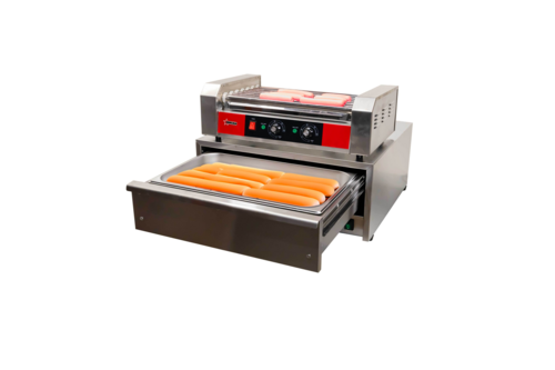 Omcan USA 44691 0.91 kW Hotdog Roller with 7 Rollers