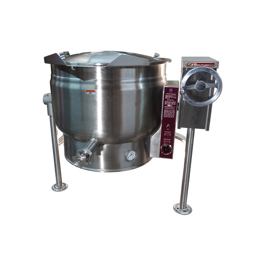 Southbend (Middleby) KELT-20F ELECTRIC STEAM KETTLE TILT TRI-LEG, 20 GAL, 18KW, FULL JACKETED