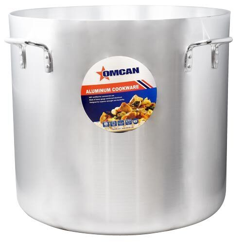 Omcan USA 43377 140 QT Aluminum Stock Pot