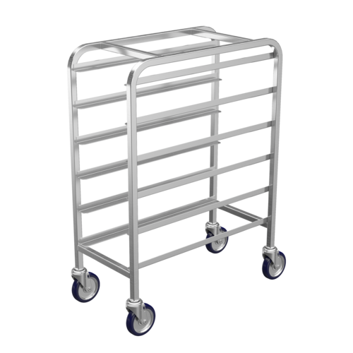 Winholt SS-1206 Stainless Steel Mobile Platter Cart