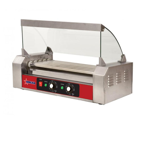 Omcan USA 44152 (44152) Sneeze Guard for 5-roller hot dog grill