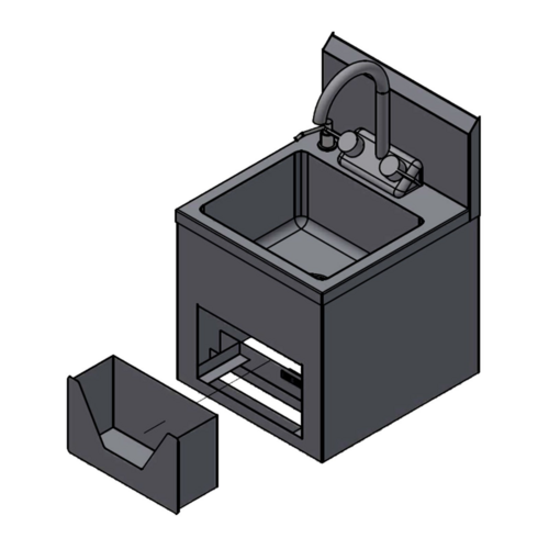Winholt WS-HS-1210-6-ISD-ITD-KT Hand Sink