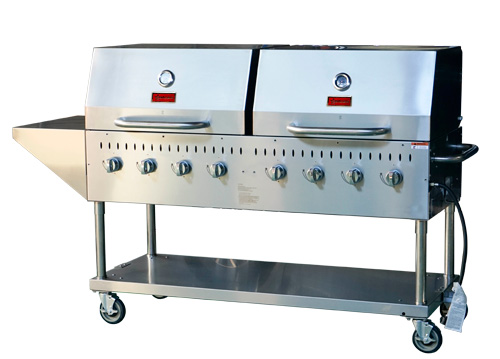 Omcan USA 47353 (CE-CN-0060-S LP) Outdoor Propane BBQ Grill