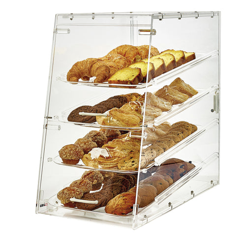 Winco ADC-4 Acrylic Display Case, 4 Tray