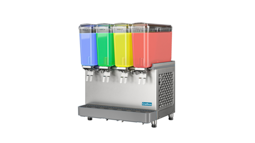 Crathco-UNIC SR-4E-16 Crathco® Classic Pro Bubbler® Mini Quad Pre-Mix Cold Beverage Dispenser