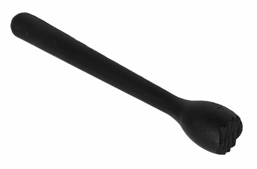 Omcan USA 80954 (80954) Black Mojito Bar Muddler with Ridged Head