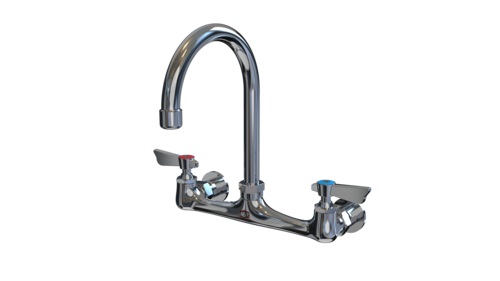 NBR Equipment P3W8S5G 8" wall mount faucet