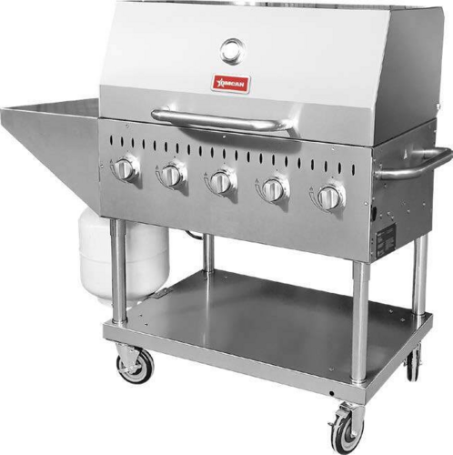 Omcan USA 47840 (CE-CN-0036-S LP) Outdoor Propane BBQ Grill