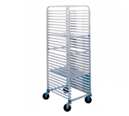 Winholt AL-1830B Aluminum Mobile Medium Duty Pan Rack