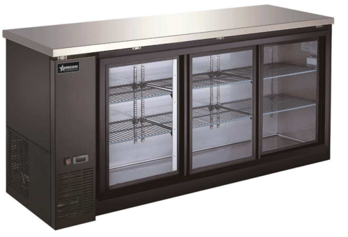 Omcan USA 51062 (BB-CN-0020-GY) Refrigerated Back Bar Cooler