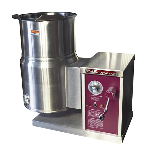 Southbend (Middleby) KECTC-06 ELECTRIC COUNTER TILT KETTLE 6 GAL, 208V, 2/3 JACKET, 7.5 Kw, CRANK