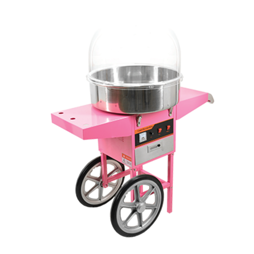 Omcan USA 40383 (CF-CN-0520-T) Cotton Candy Machine with trolley