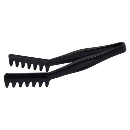 Winco PPT-11K 11" Black Spaghetti Tongs