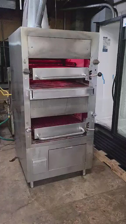 [USED] Southbend 234R Natural Gas Double Deck Upright Radiant Broiler