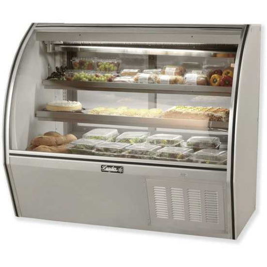 Leader ERHD60 60" Refrigerated Curved Glass High Deli Case