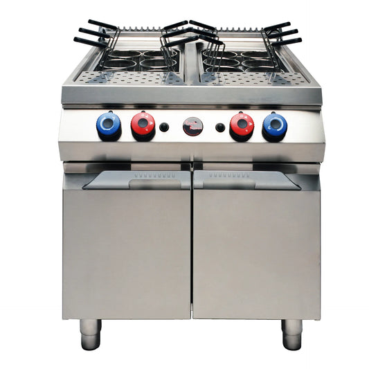 Rosito Bisani CPG2 HIGH BTU 12 Gallon Gas Double Tank Pasta Cooker