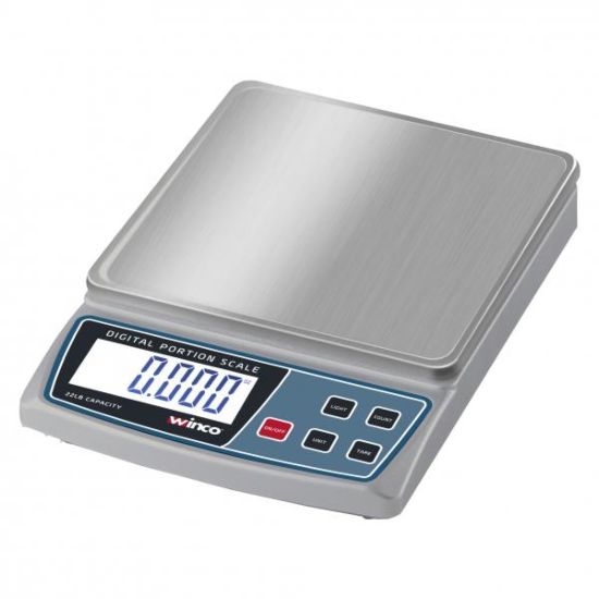 Winco SCAL-D22 22 lb Digital Portion Control Scale