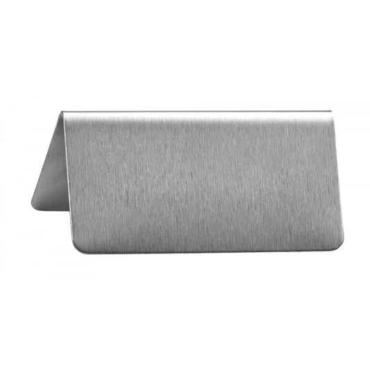 Winco SGN-100 Stainless Steel Blank Tent Sign