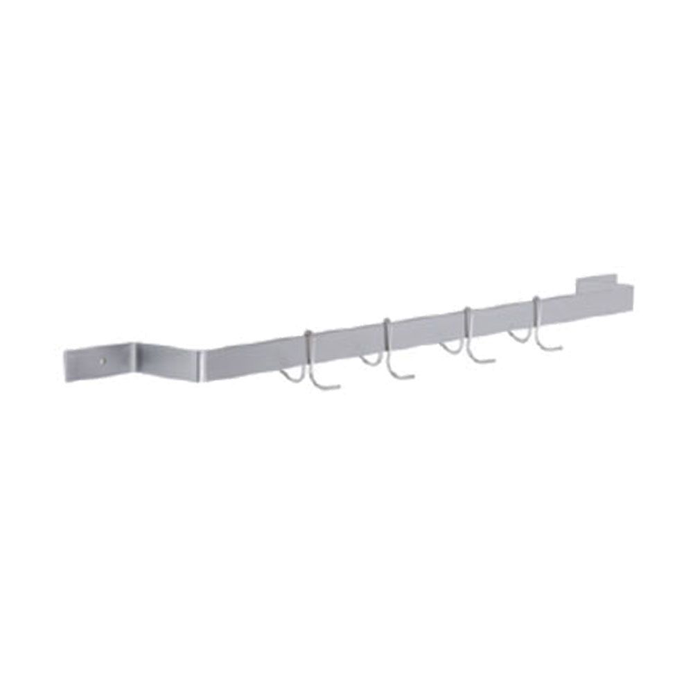 SW1-72 4" x 72" Single Bar Wall Mounted Pot Rack