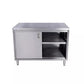 KCS CBS-3048 30" x 48" Stainless Steel Storage Welded Cabinet with 2 Sliding Doors