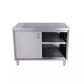 KCS CBS-3060 30" x 60" Stainless Steel Storage Welded Cabinet with 2 Sliding Doors