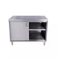 KCS CBS-2472 24" x 72" Stainless Steel Storage Welded Cabinet with 2 Sliding Doors
