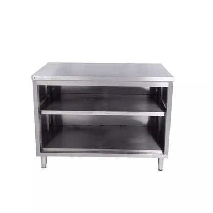 KCS CBS-2472-WO 24" x 72" Stainless Steel Storage Welded Cabinet Open Front