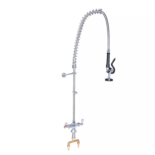 KCS DF4 4" Center Deck Mount Pre-Rinse Faucet