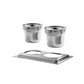 Custom CFWS500A4 7 Quart and 11 Quart Pot Soup Warmer Set with Ladles