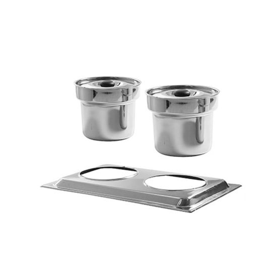 Custom CFWS500A2 Assembly (Two 7 Quart Pot Soup Warmer Set with Ladles)