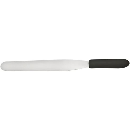 Winco TKPS-9 Bakery Spatula with Black Polypropylene Handle, 10" x 1-3/8"