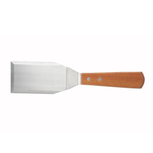 Winco TN719 Offset Hamburger Turner, 5" x 2-7/8"