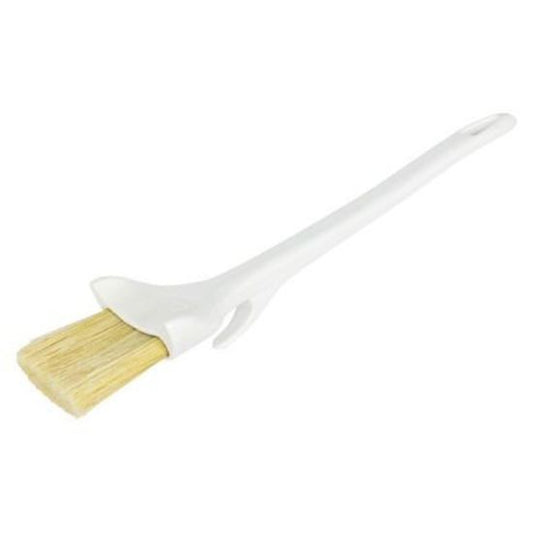 Winco WBRP-20H 2" Wide Boar Bristle Pastry Brush with Concave Head and Hook