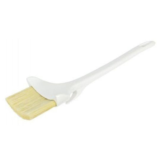 Winco WBRP-30H 3" Wide Boar Bristle Pastry Brush with Concave Head and Hook