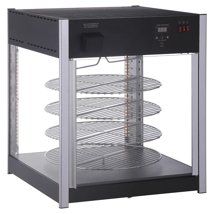 Winco EDM-1K - Rotating Heated & Humidified Holding Display Merchandis