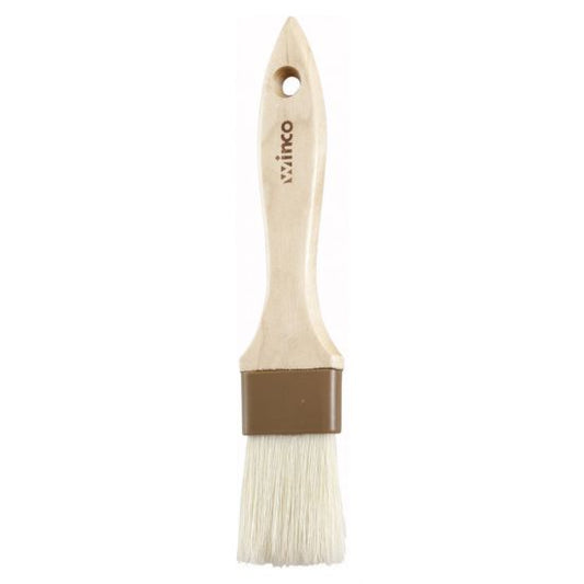 Winco WFB-15 1-1/2" Boar Hair Pastry/Basting Brush