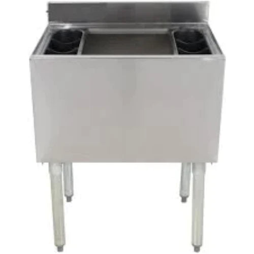 KCS IB1830 30" Wide Stainless Steel Insulated Underbar Ice Bin