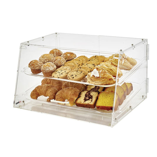 Winco - ADC-2 - Display Case, 2-Tray Clear Acrylic