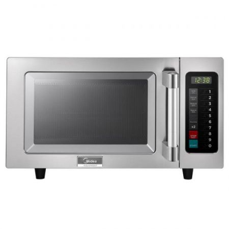 Midea 1025F1A, 1,000 Watt Commercial Microwave Oven, Light Duty