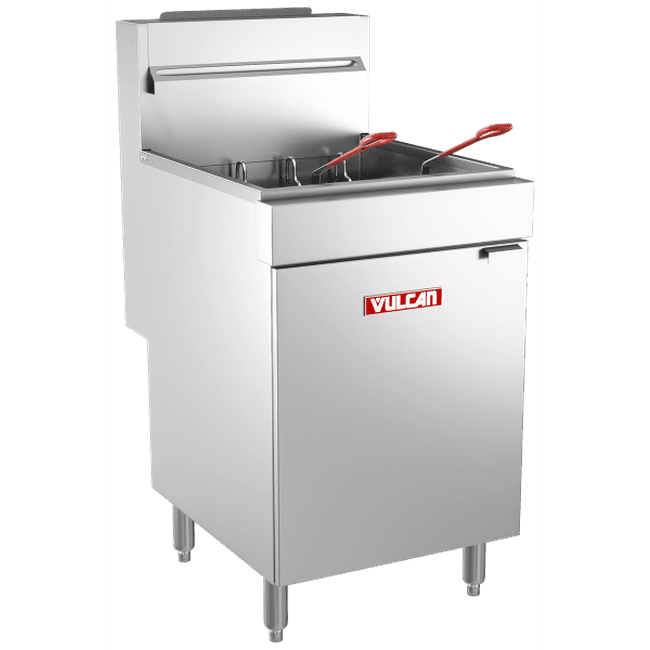 Vulcan LG500 65lb LG Series Commercial Kitchen Gas Freestanding Deep Fryer
