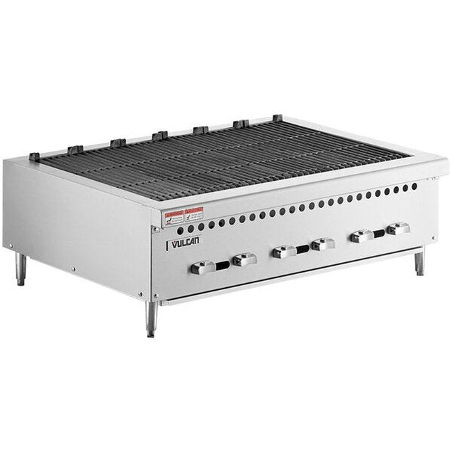 Vulcan VCRB36 36" VCRB Radiant Commercial Gas Countertop Charbroiler Grill